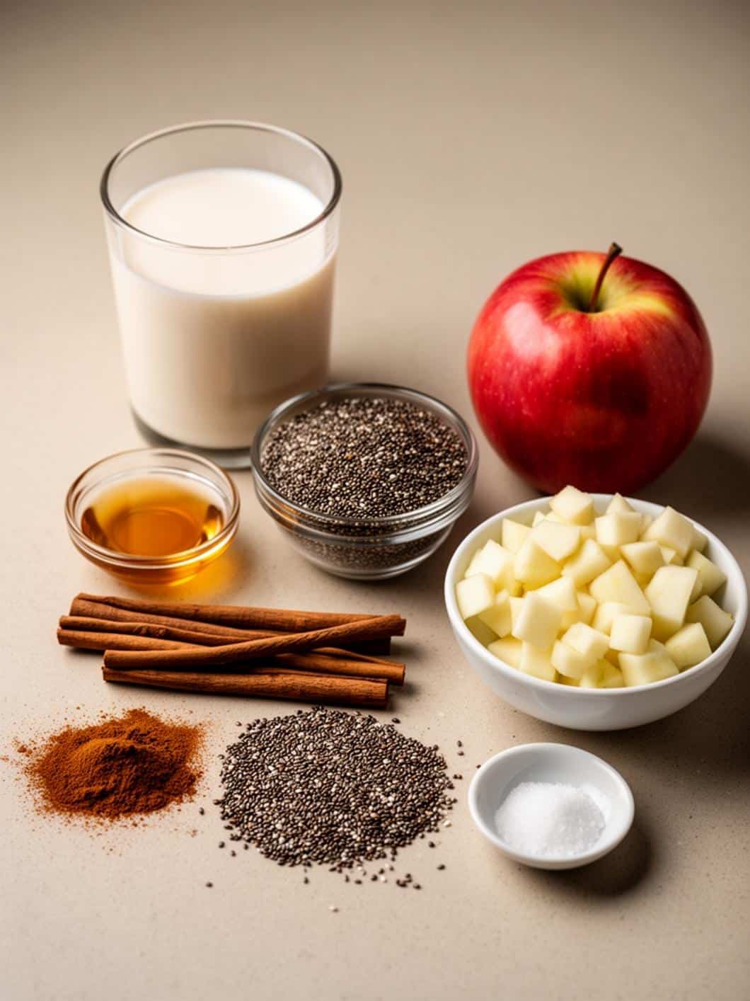 Warm Apple Cinnamon Chia Pudding for a Cozy Breakfast