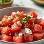 Watermelon Arugula Salad with Feta & Radish 12 =