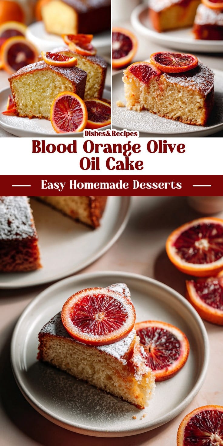 Blood Orange Olive Oil Cake for a Special Dessert