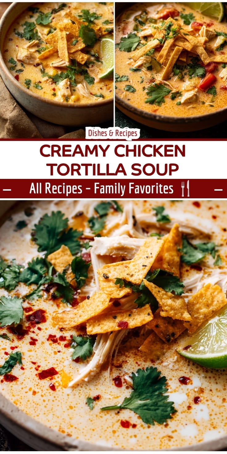Creamy Chicken Tortilla Soup: One-Pot Comfort Food