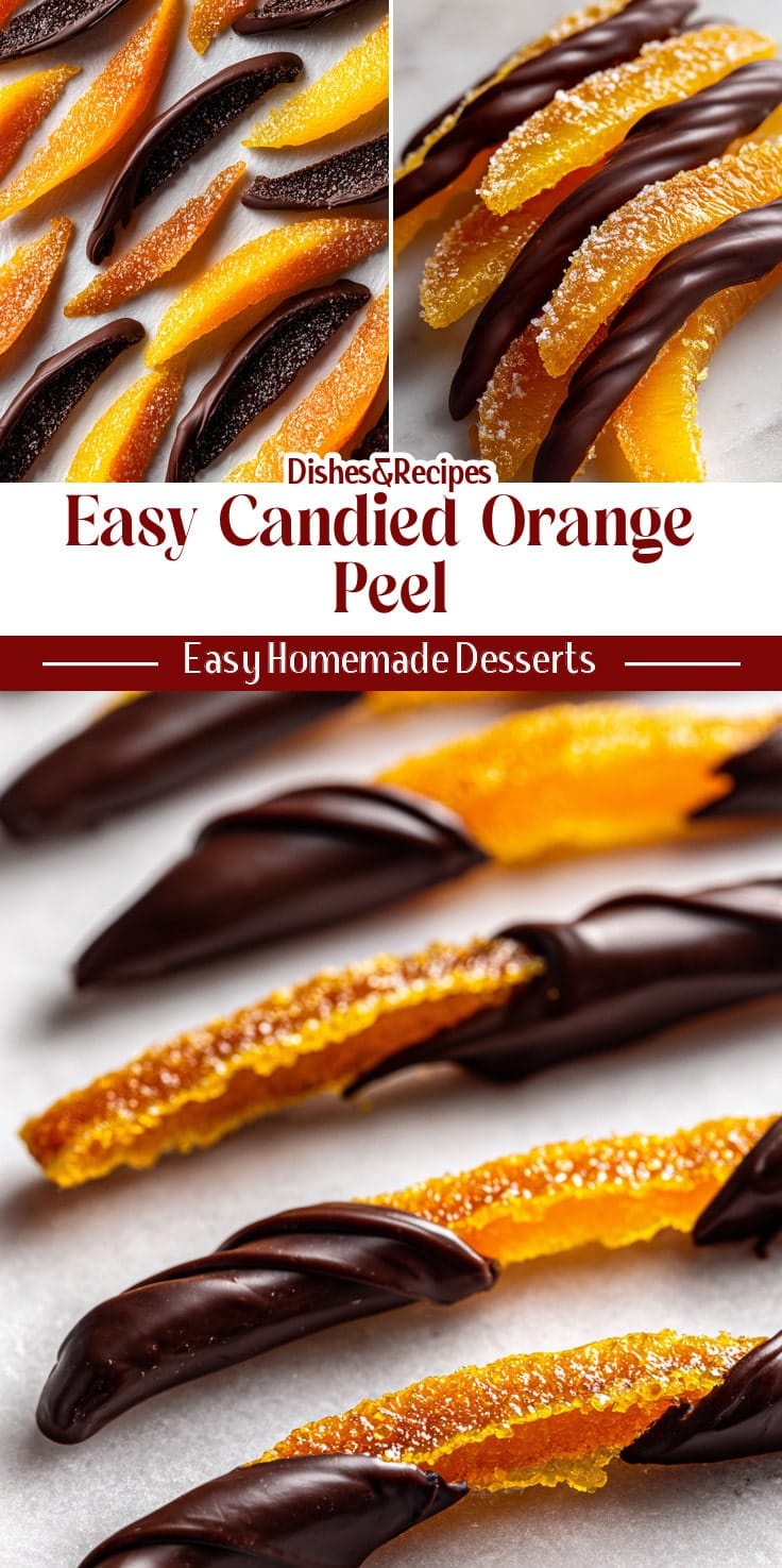 Easy Candied Orange Peel (Perfect Homemade Treat)