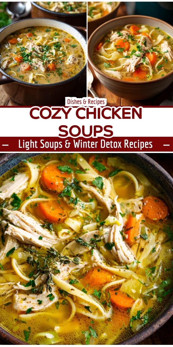 Cozy Chicken Soups That Feel Light, Not Heavy