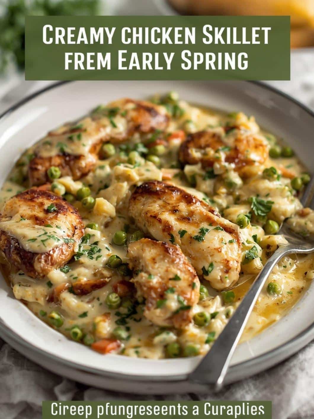 Creamy Chicken Skillet for Early Spring (30 Minutes)