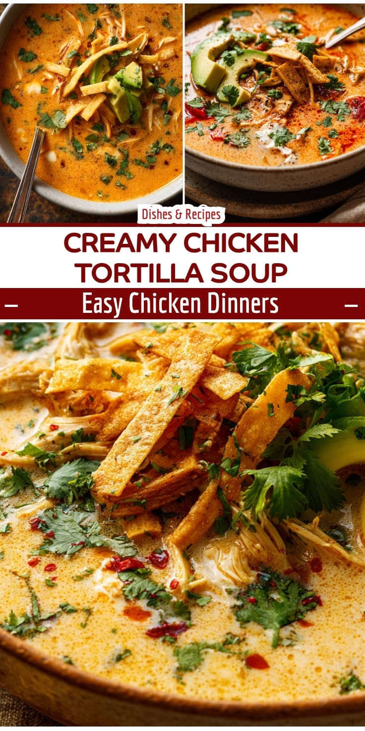Creamy Chicken Tortilla Soup: Quick Dinner & Amazing Leftovers