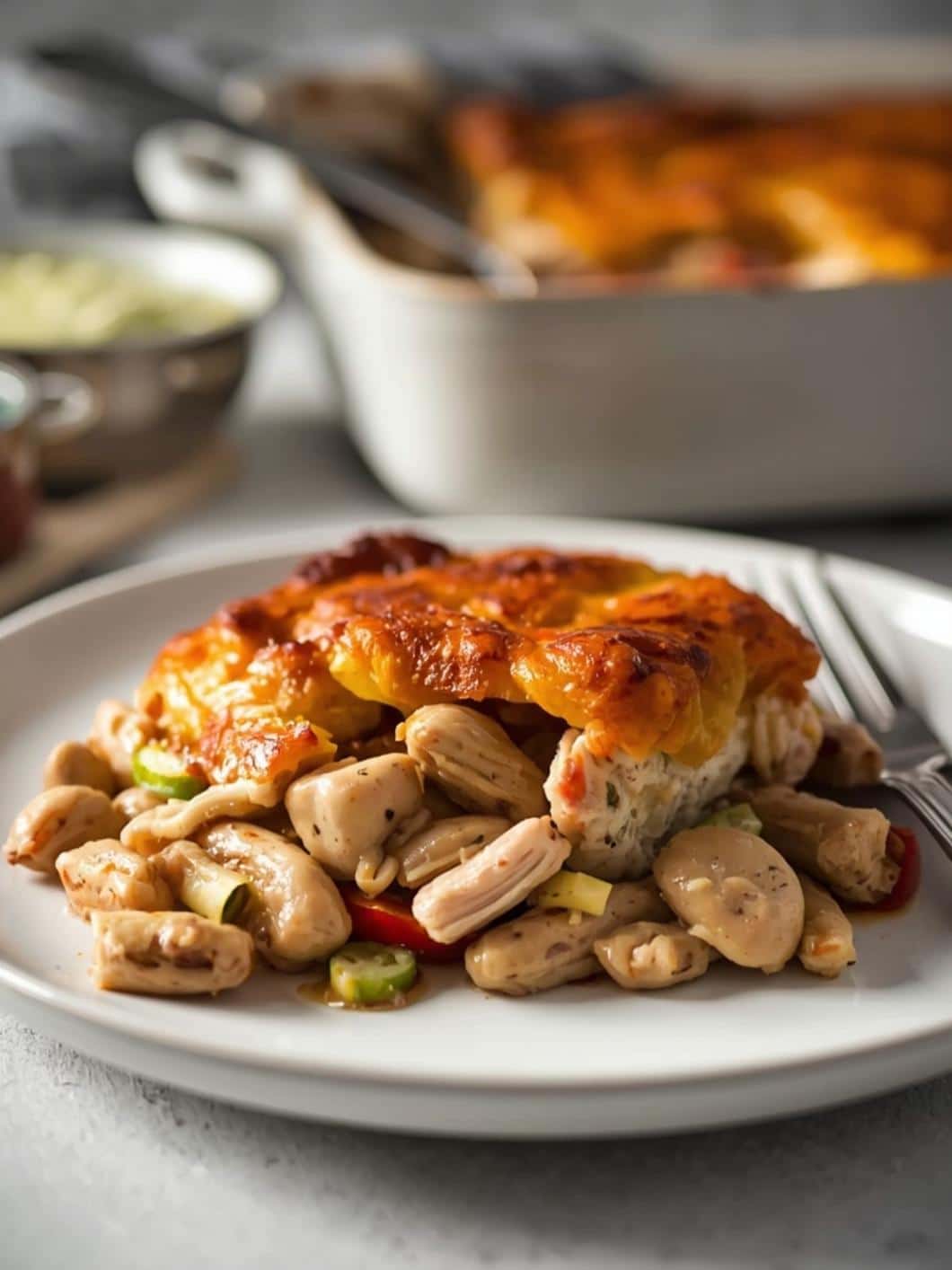 Healthy Chicken Pot Pie Casserole That Feels Like Comfort Food
