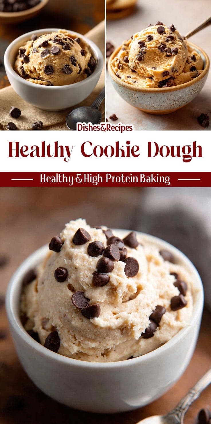 Healthy Edible Cookie Dough (No Eggs, High Protein)