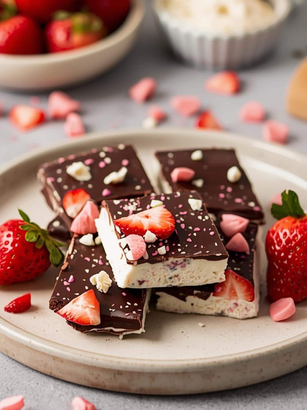 Healthy Yogurt Bark for Valentine's Day 15 Healthy Yogurt Bark for Valentine's Day