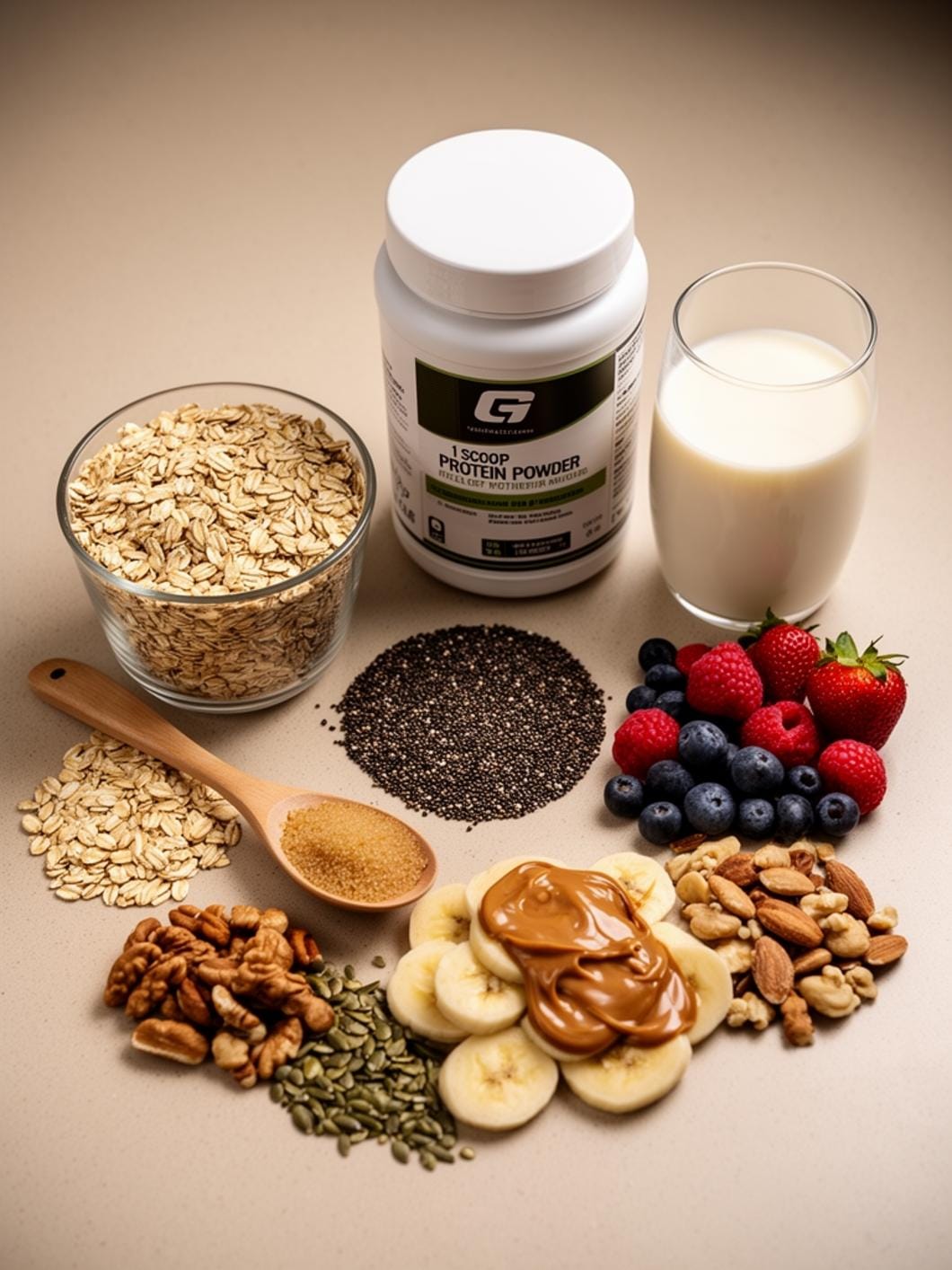 High Protein Overnight Oats for Easy Meal Prep