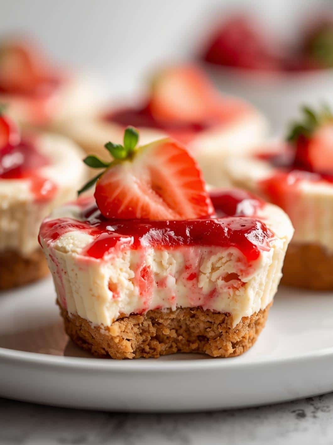 No-Bake Strawberry Cheesecake Cups for Easy Dessert 11 No-Bake Strawberry Cheesecake Cups for Easy Dessert