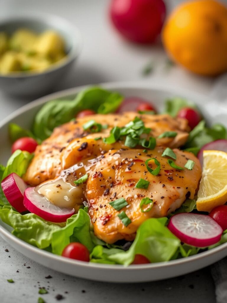 Spring Chicken Salad with Radishes & Citrus Vinaigrette: Healthy Lunch ...