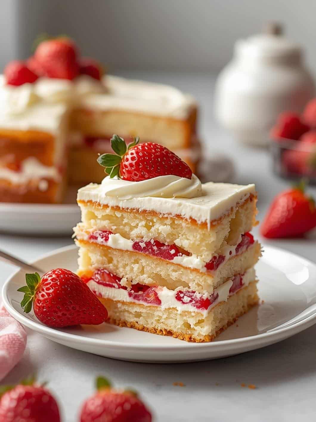 Strawberry Shortcake Layer Cake That Tastes Like Spring 15 Strawberry Shortcake Layer Cake That Tastes Like Spring